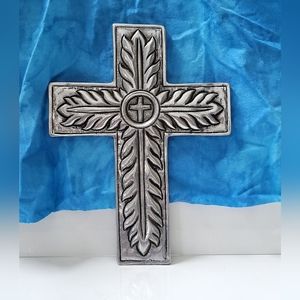 A La Carte metal cross 1993. Wall Ornament. Made in Mexico.